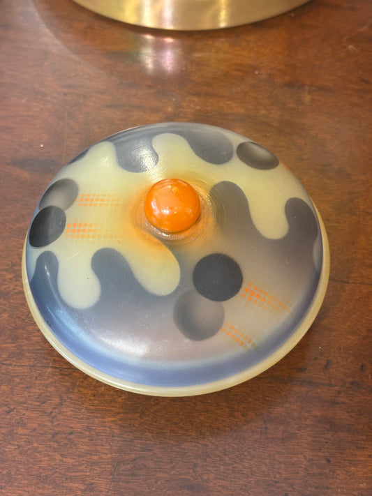 Round Glass Jar with Lid