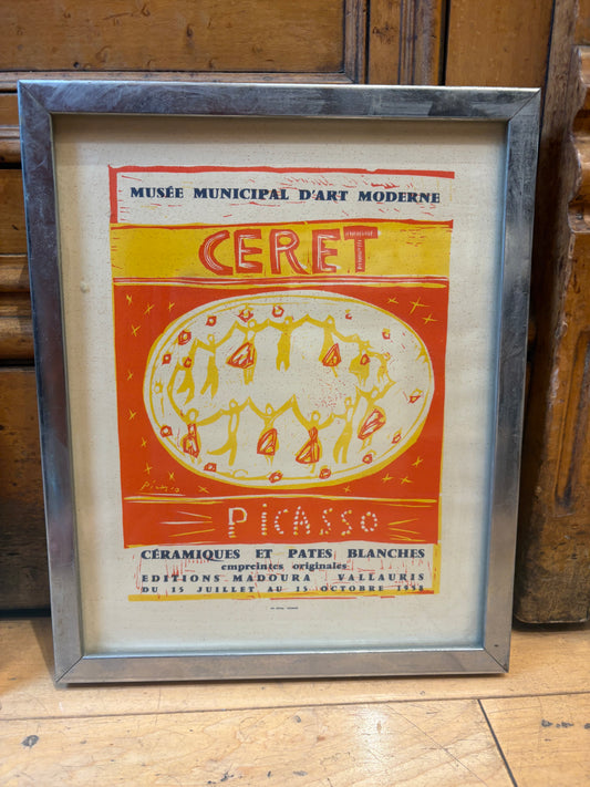 '58 Picasso Musée Municipal D’Art Moderne Céret Poster Lithograph
