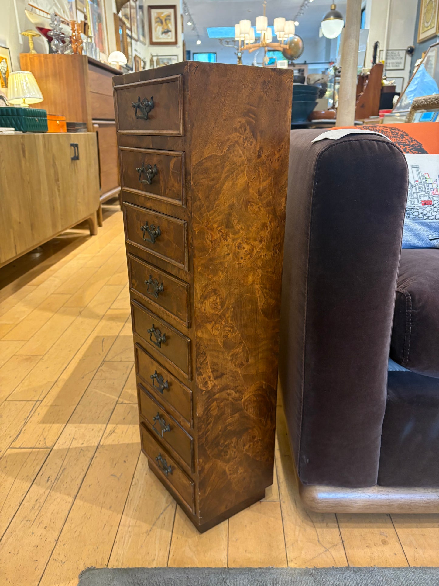 Small Narrow Chest of 8 Drawers