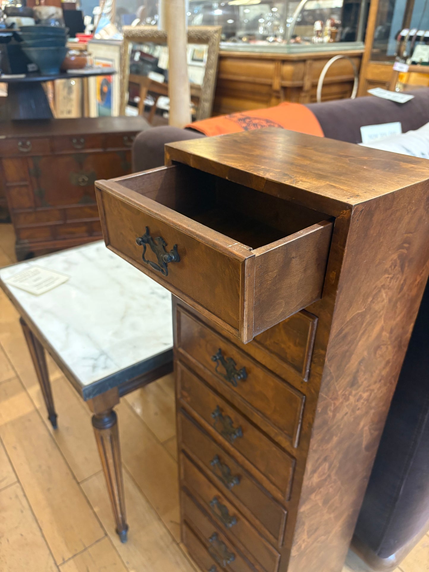 Small Narrow Chest of 8 Drawers