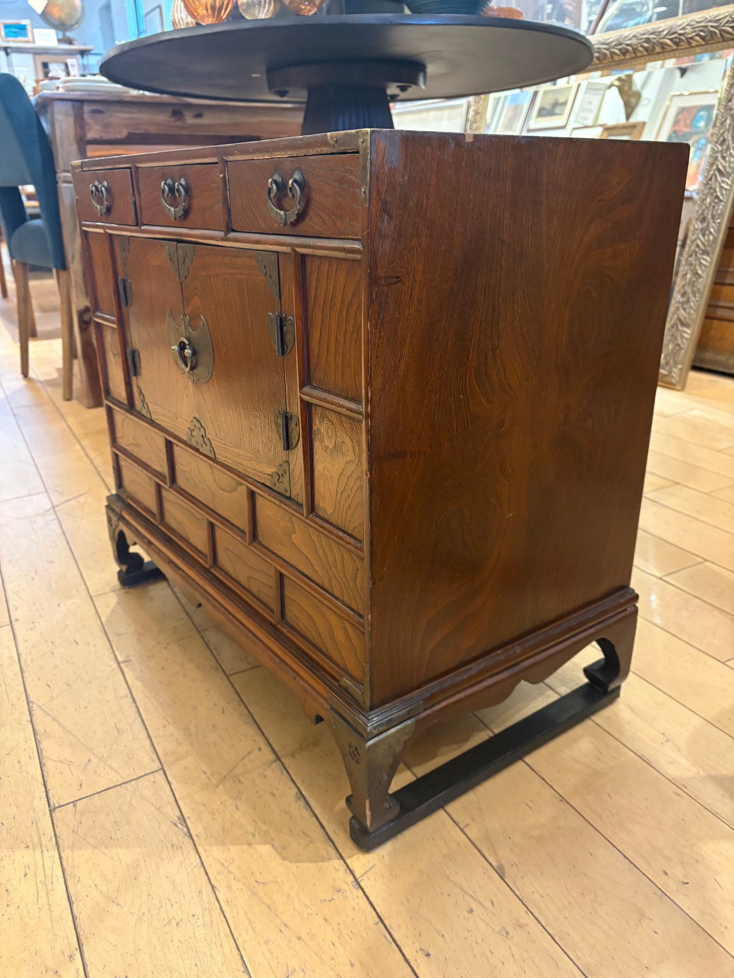 Small Asian Style Cabinet with 3 Drawers