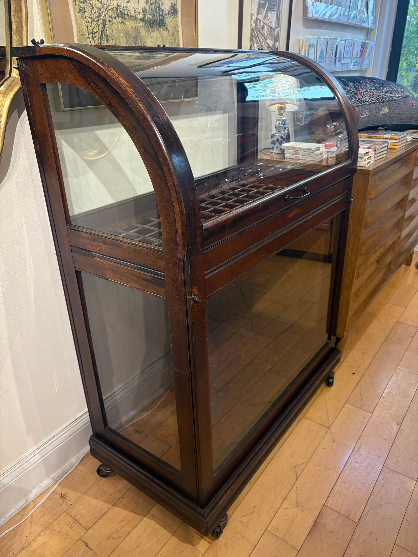 Antique Cane Display Case