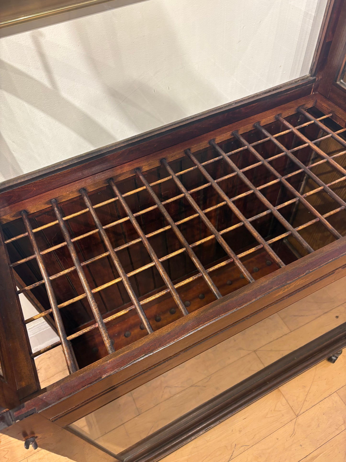 Antique Cane Display Case
