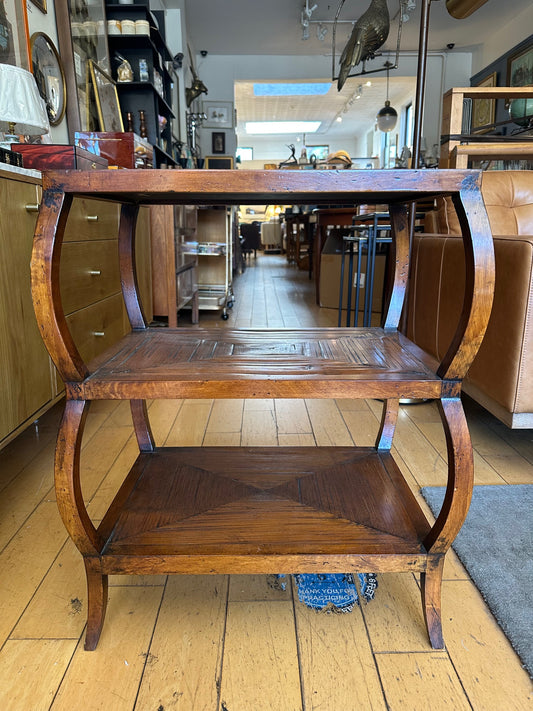 3 Tier Curved Frame Side Table