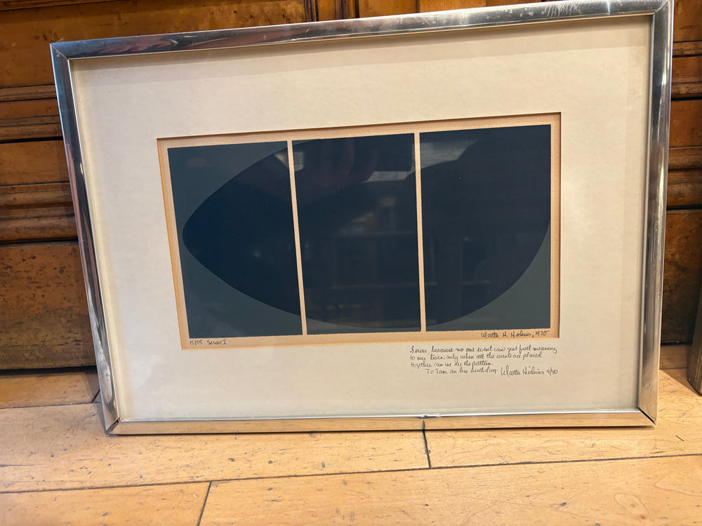 Signed '70 "Series 1" Triptych Screen Print 15/75