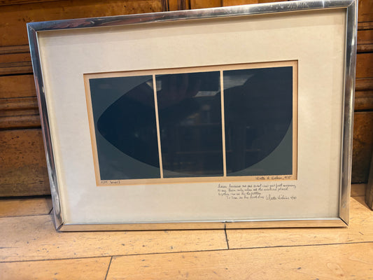 Signed '70 "Series 1" Triptych Screen Print 15/75