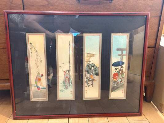 Shoda Koho Japanese Polyptych of Woodblock Prints