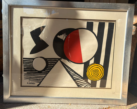Alexander Calder "Le S et le O" Lithograph  5/375