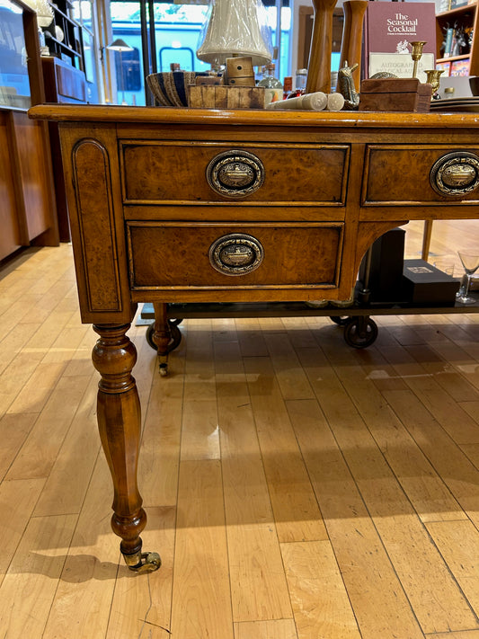 Southhamption Leather Top Library Desk