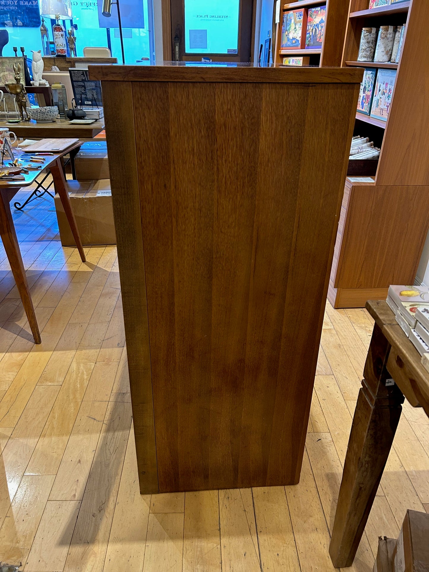 Walnut MidCentury Tall Dresser