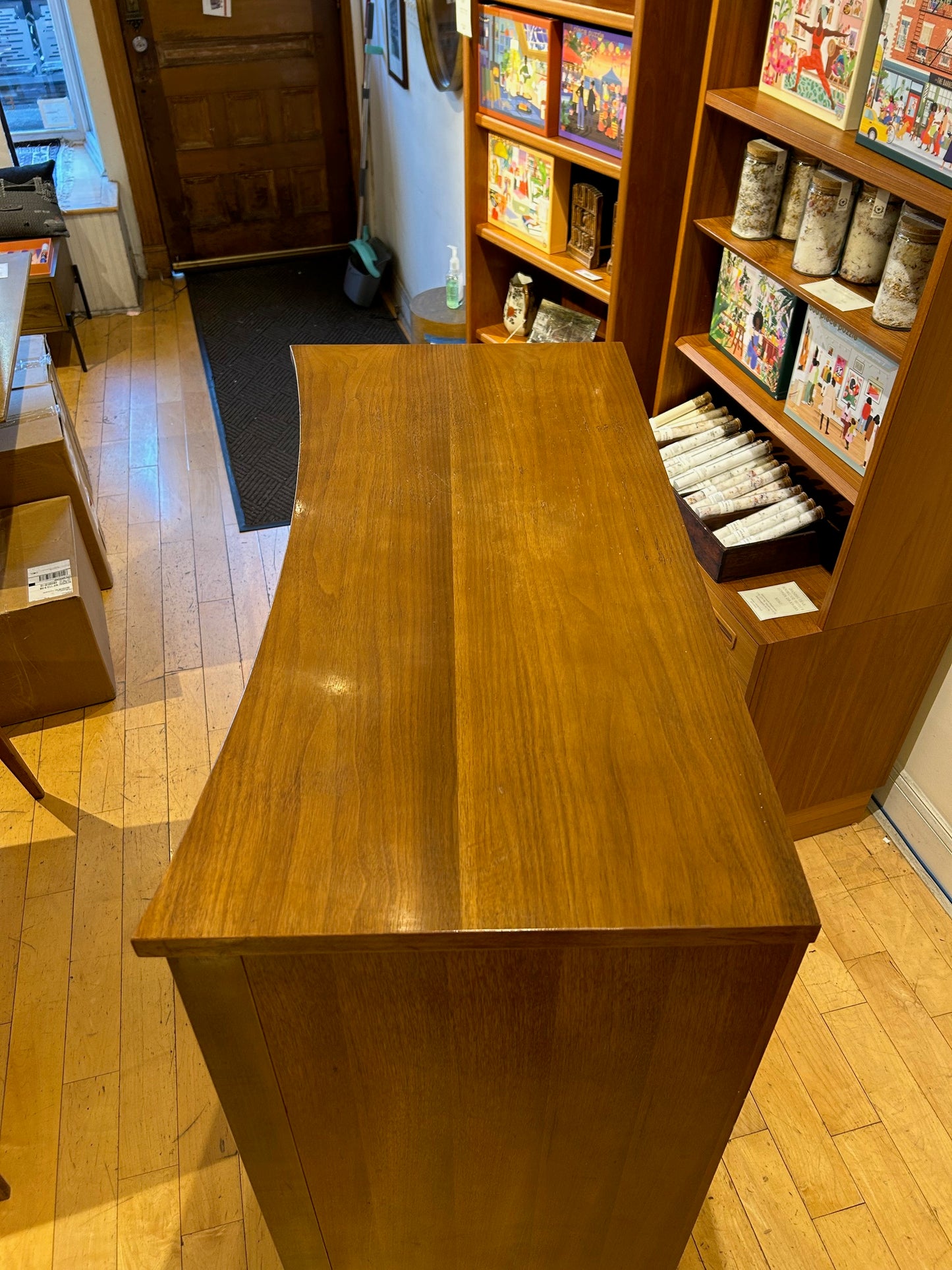 Walnut MidCentury Tall Dresser