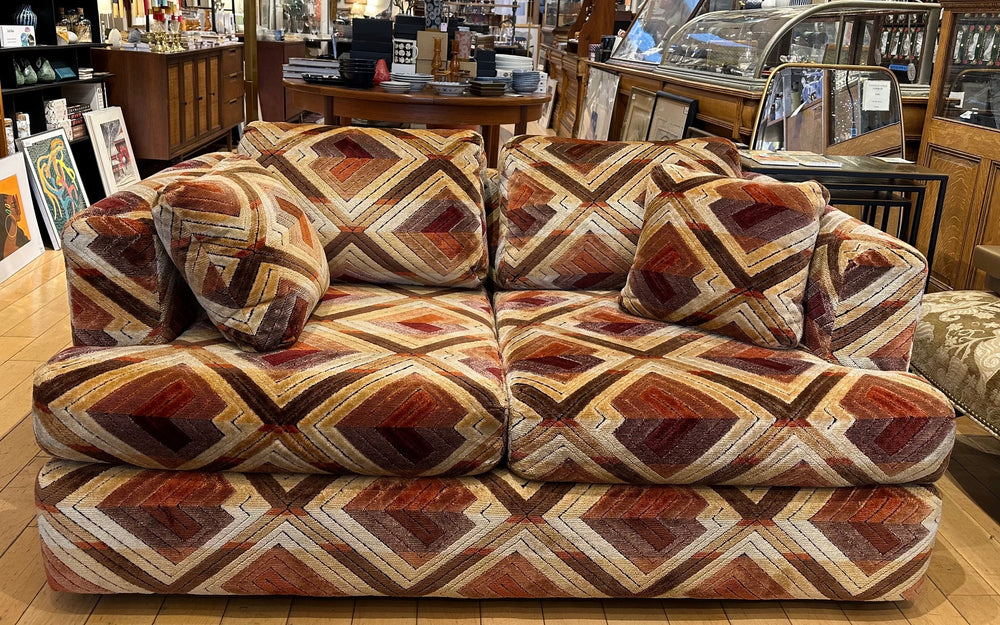 Vintage Loveseat with Original Fabric