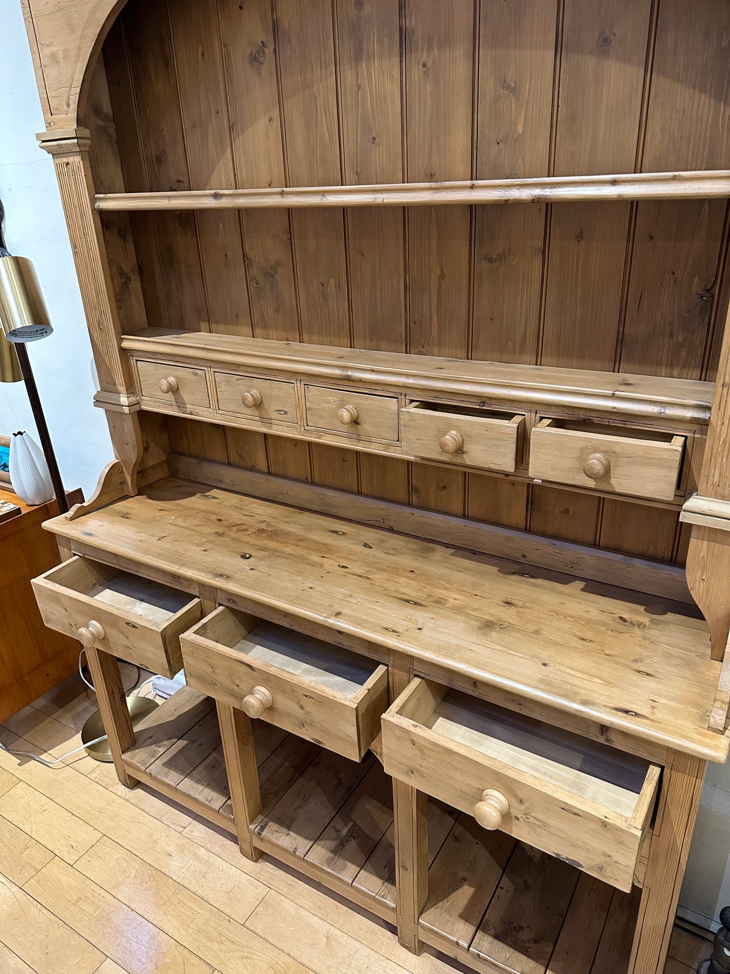 Pine Bookcase w/ Drawers