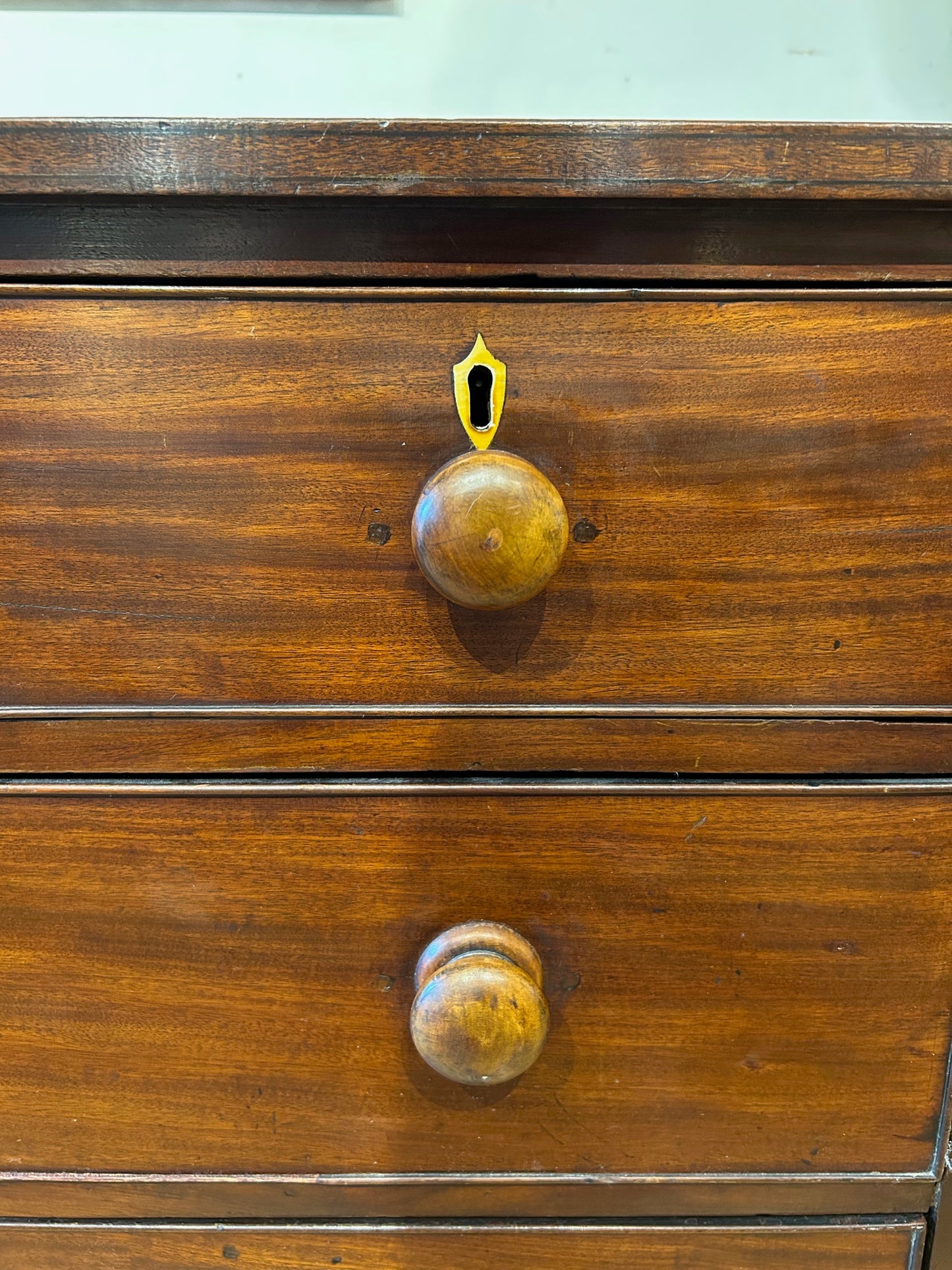 Antique Dresser with Round Knobs and  Key
