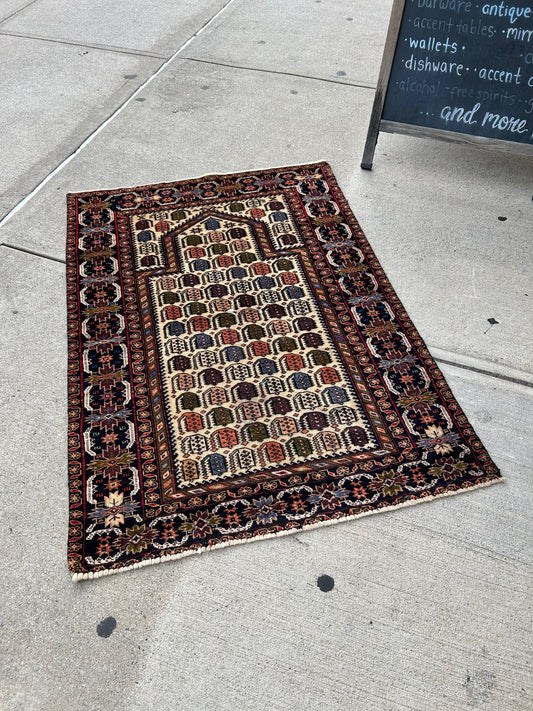 35.5"x 50" Multi Color Rug