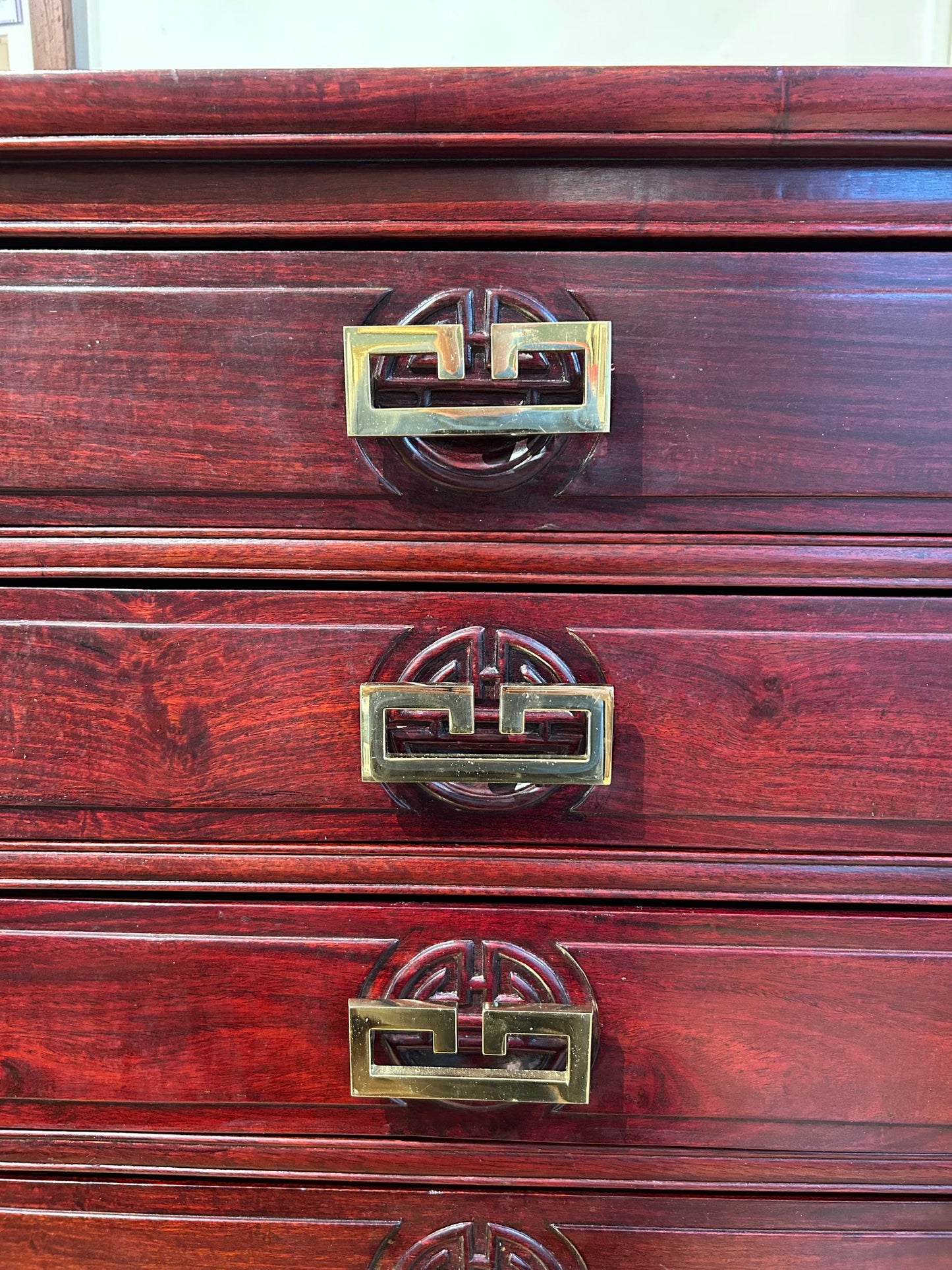 Tall Narrow Asian Inspired Chest