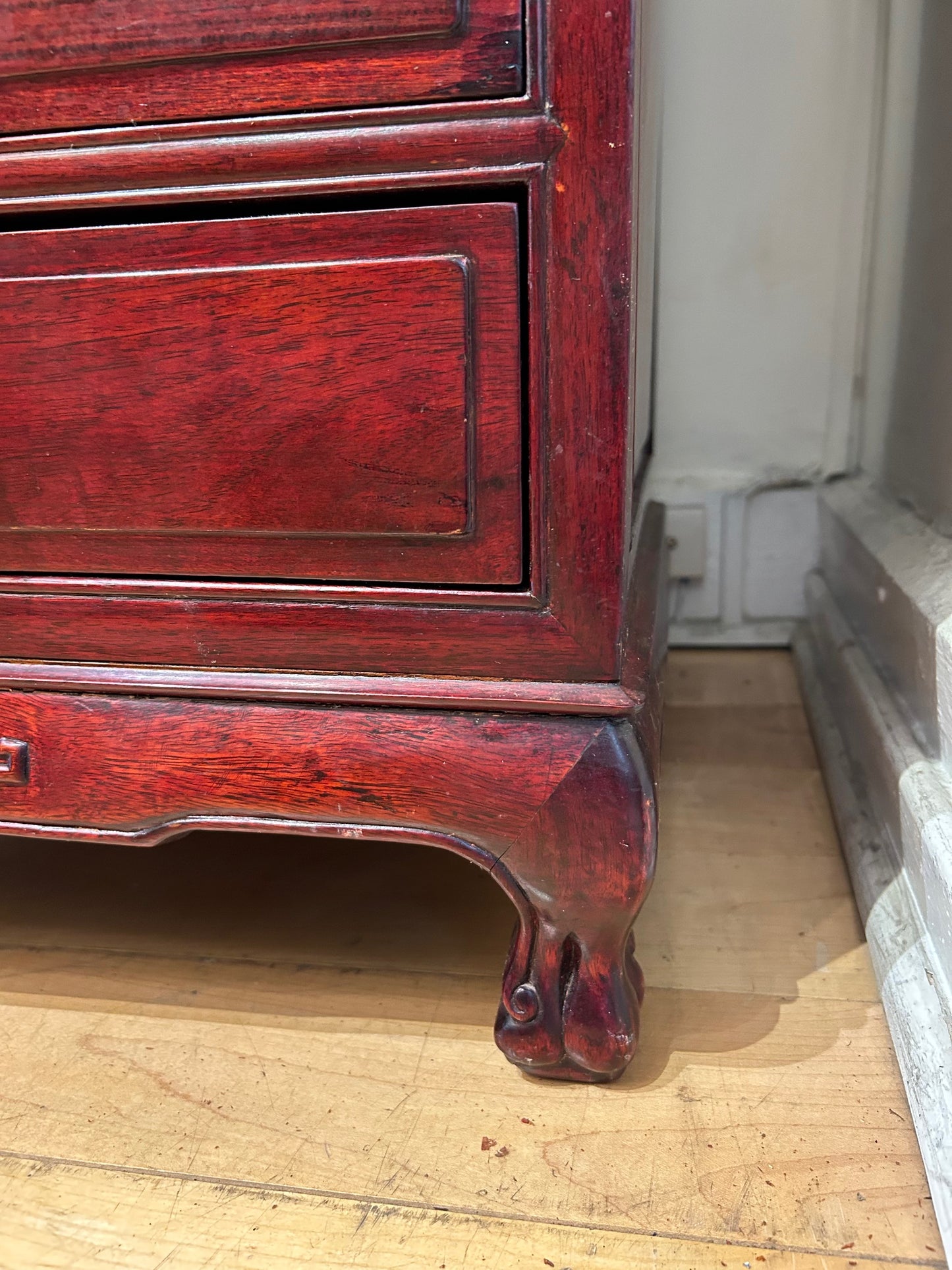 Tall Narrow Asian Inspired Chest