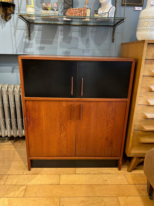 Teak Two-Tone 4 Door Cabinet