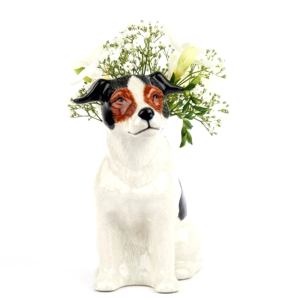 Jack Russell Flower Vase
