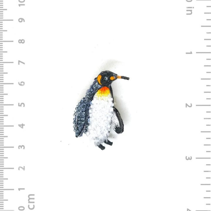 King Penguin Brooch Pin