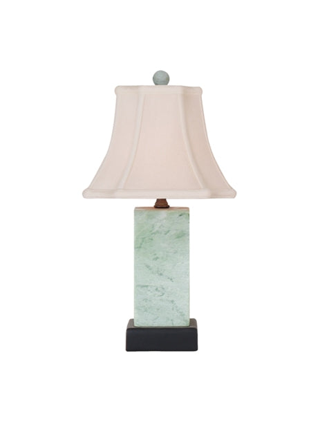 Mini Green Jade Table Lamp