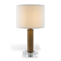 Textured Brass Finish Steel Table Lamp