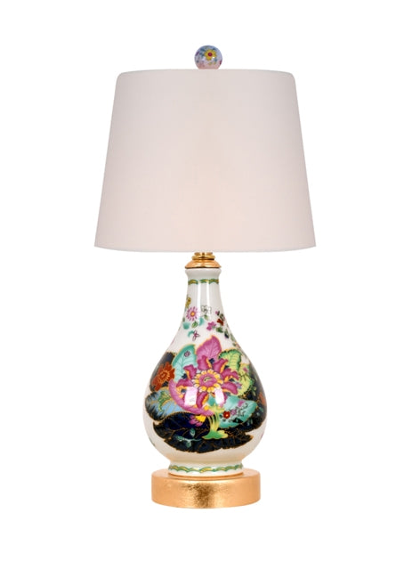 Floral Porcelain Vase Table Lamp