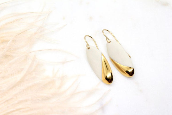 Long Oval Earrings