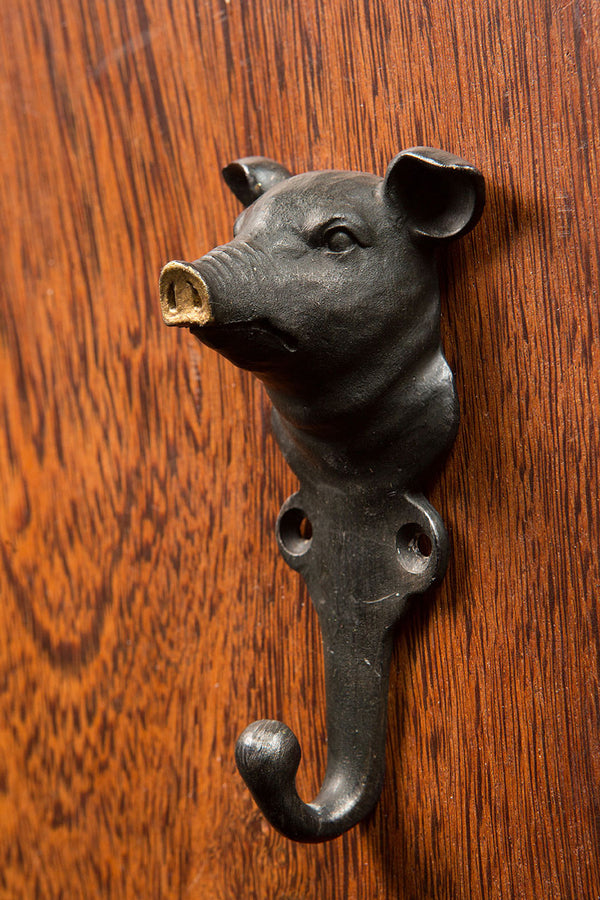 Pig Hook with Gold Nose