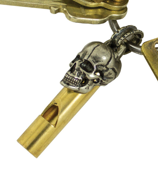 Skull Whistle – Silver Head