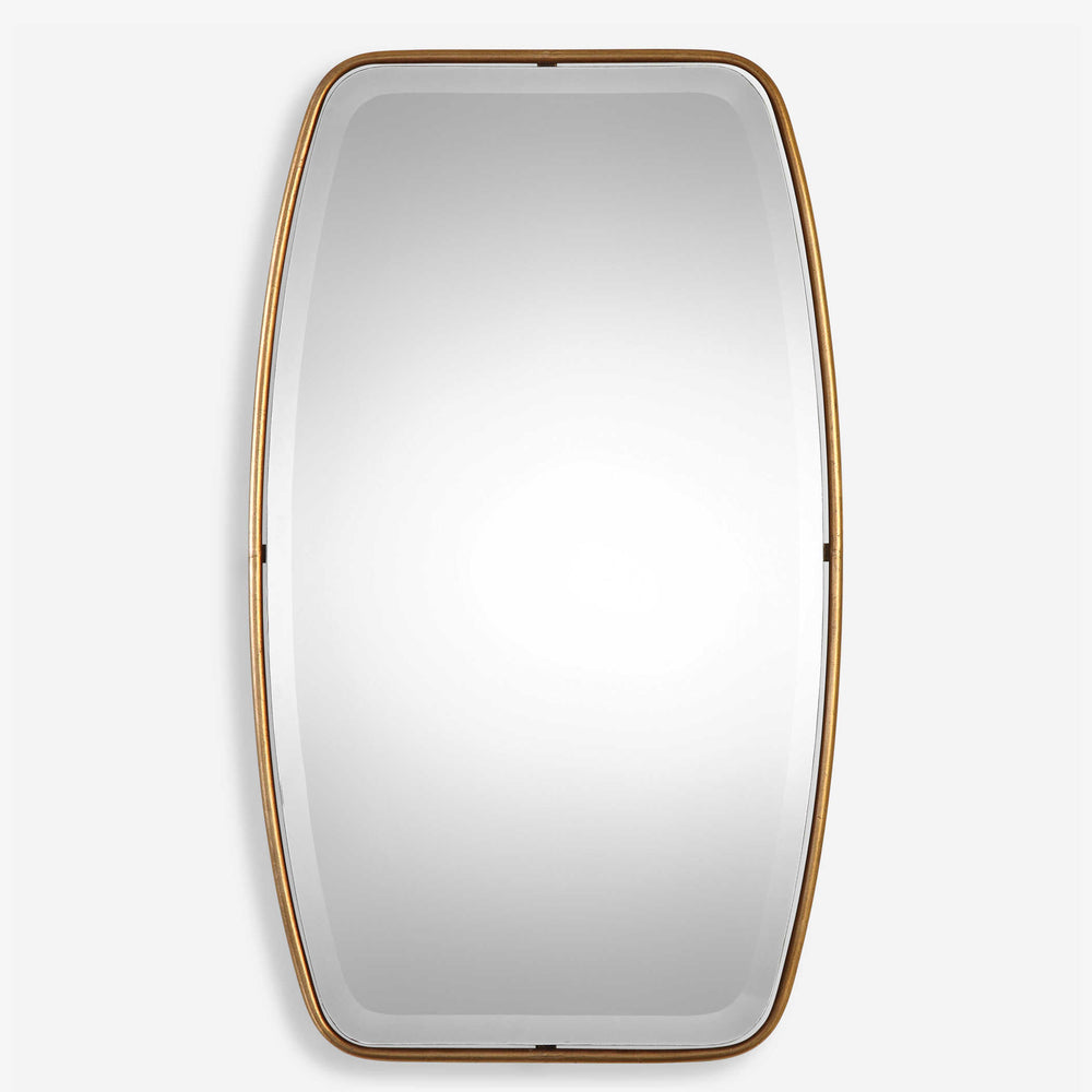 Beveled Gold Mirror: 21"w x 36"h