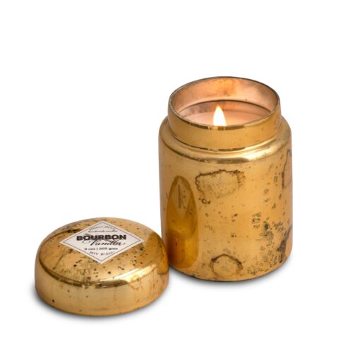 Bourbon Vanilla Mountain Fire Pot Candle
