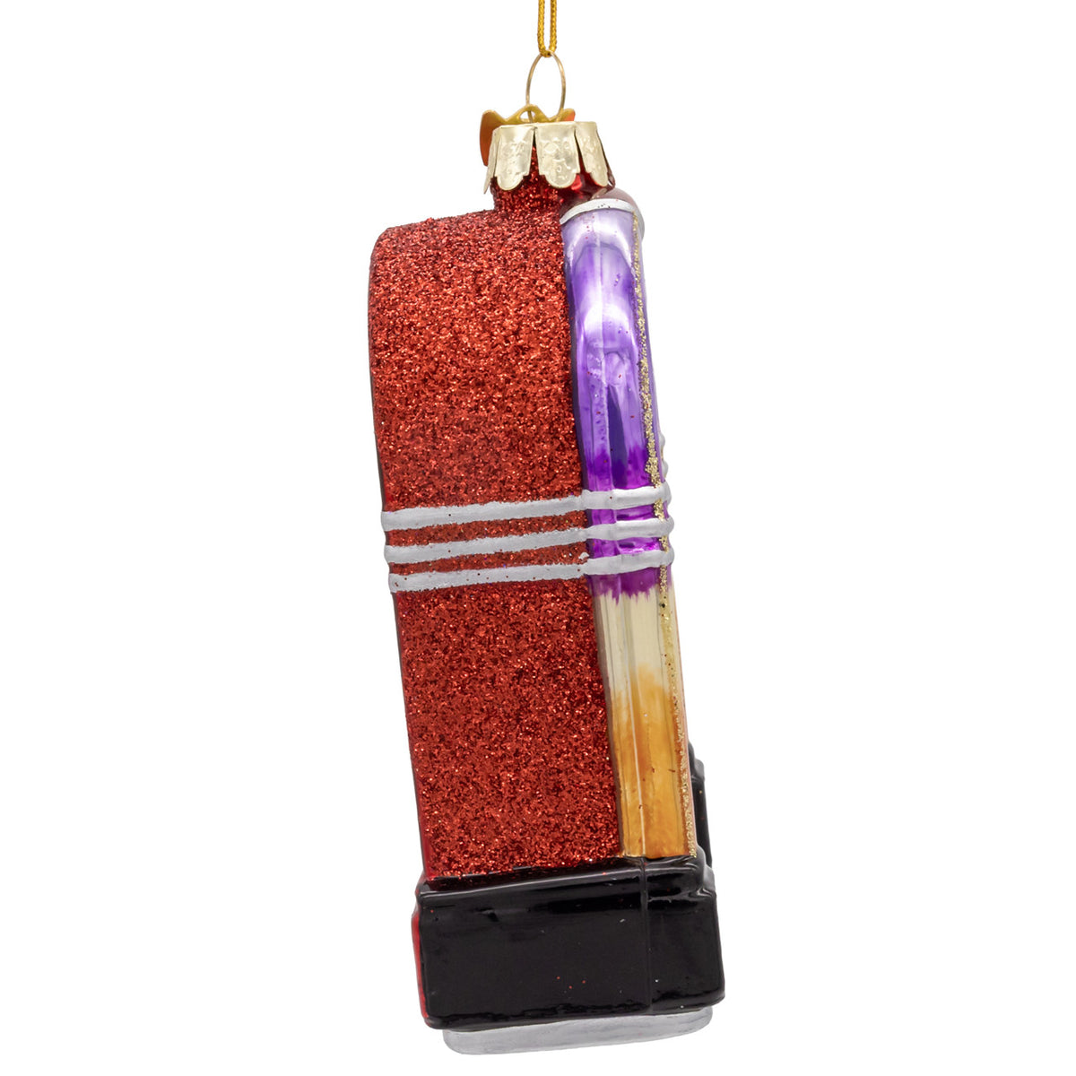 Retro Juke Box Glass Ornament