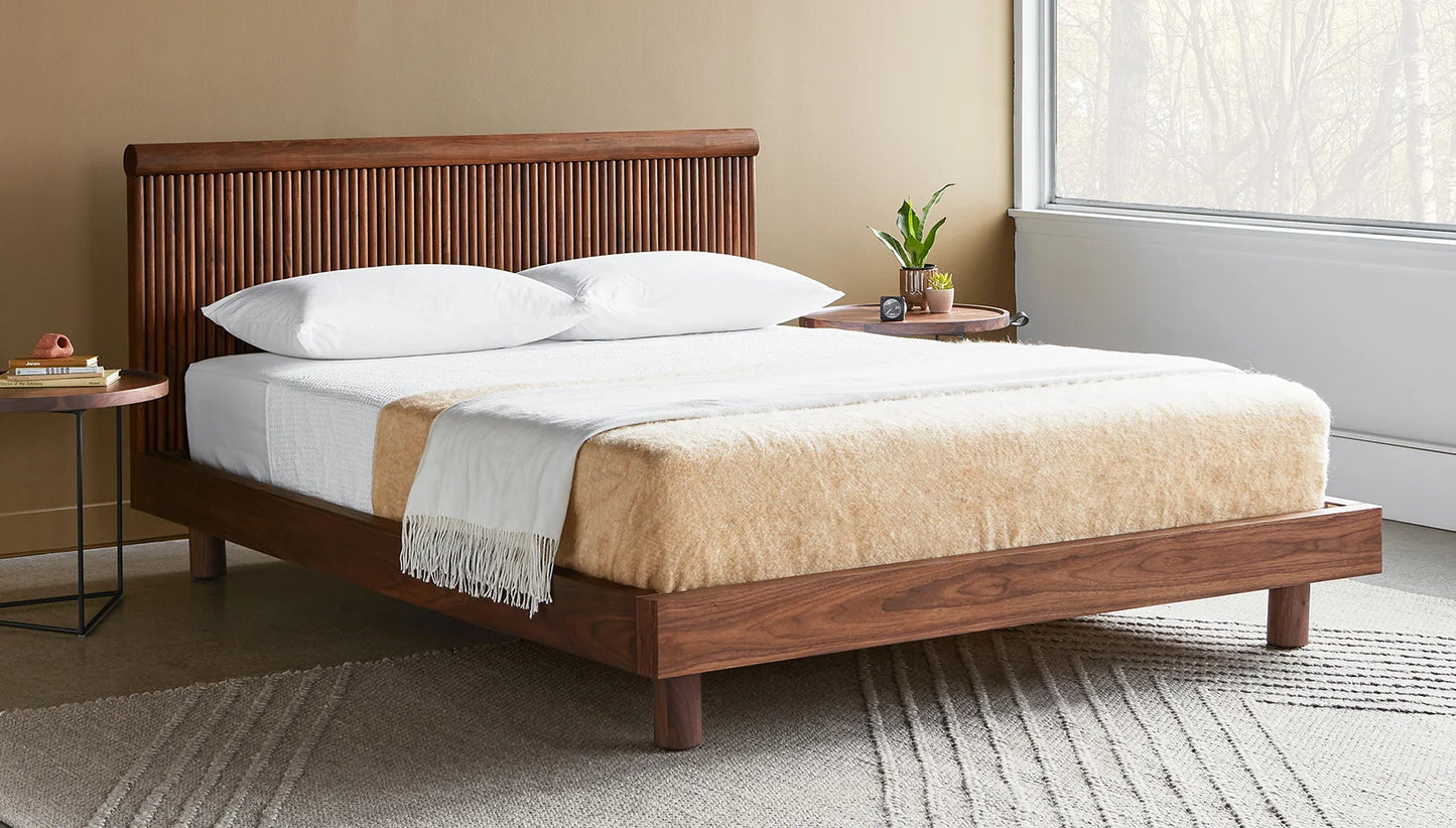 Odeon Bed Classic Walnut King Size