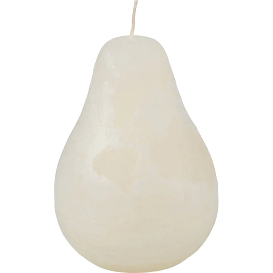 Pear Candle - Ritz White