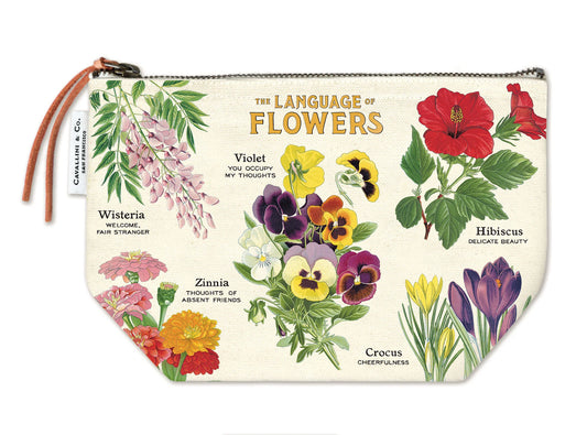 Language of Flowers Pouch
