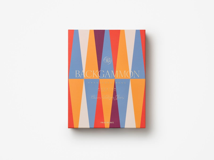 Lacquered Backgammon, Red