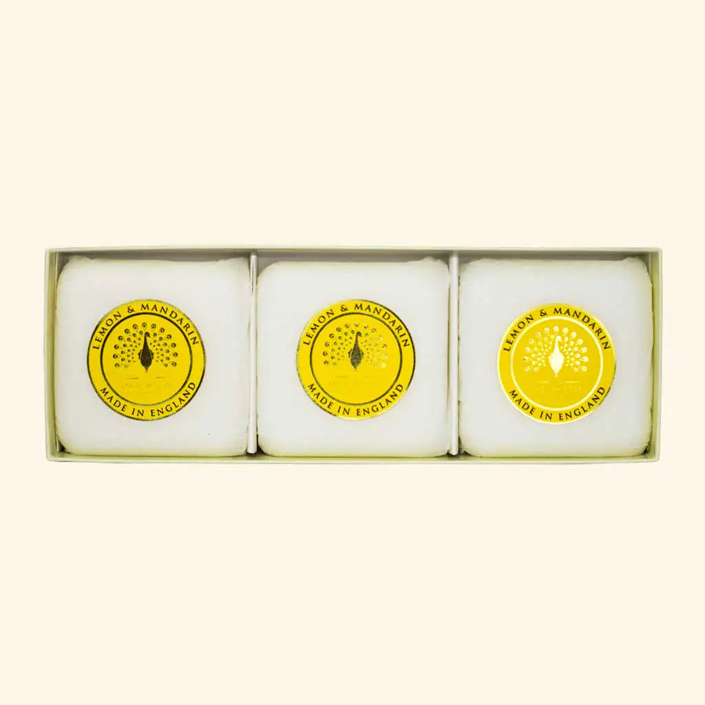 Lemon and Mandarin Triple Soap Gift Box (3x100g)