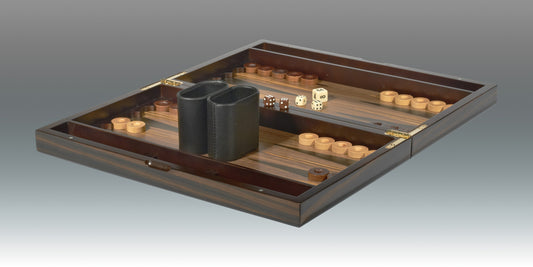 Ebony Backgammon Set