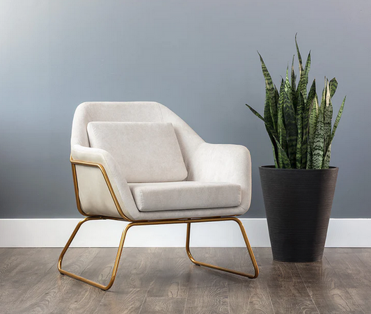 Exposed Frame Lounge Chair