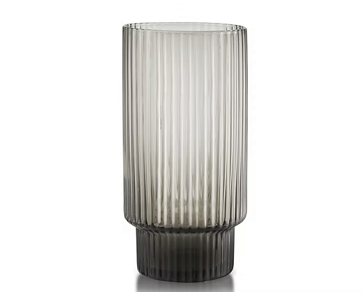 Gray Carousel Highball Glasses
