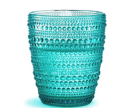 Turquoise Pearls DOF Glass