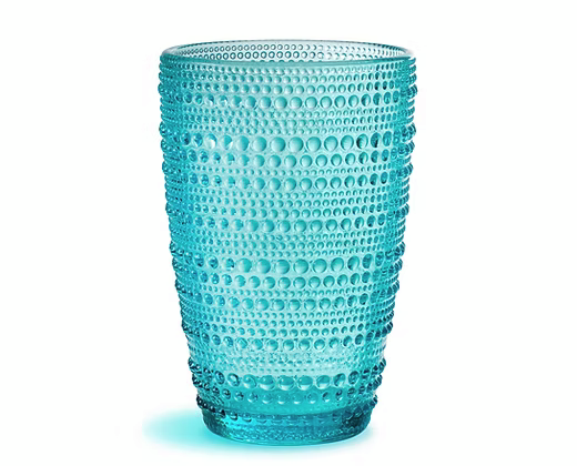 Turquoise Pearls Highball Glass