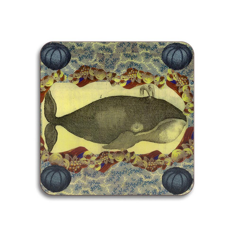 Whale Urchins 4" Coaster