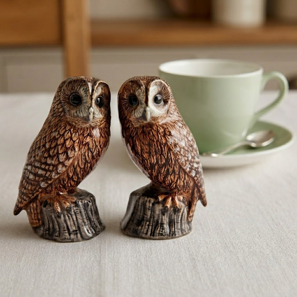 Tawny Owl salt and pepper