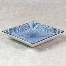 Sendan Tokusa  4.5" Square Plate