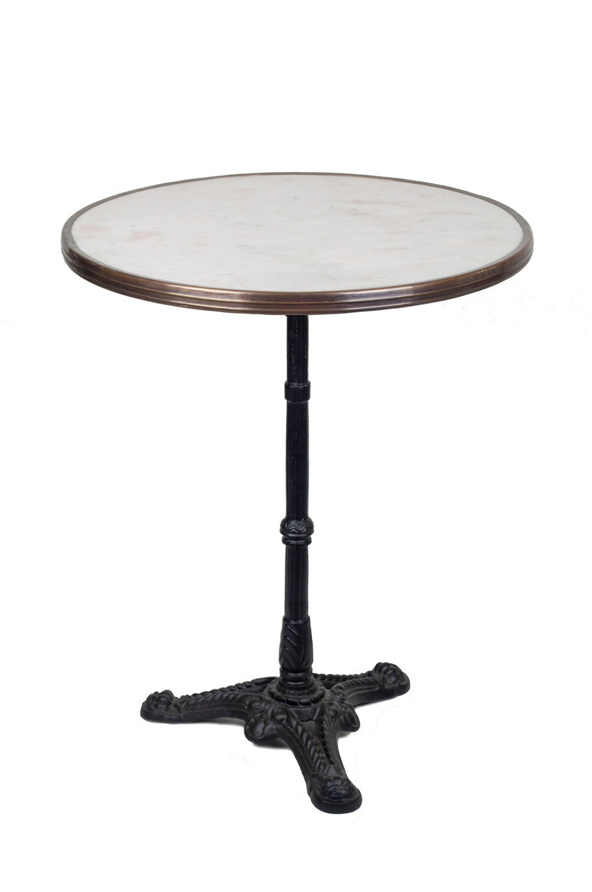 French Marble Bistro 20" Table
