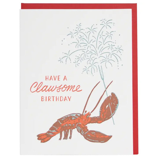 Lobster Birthday Card