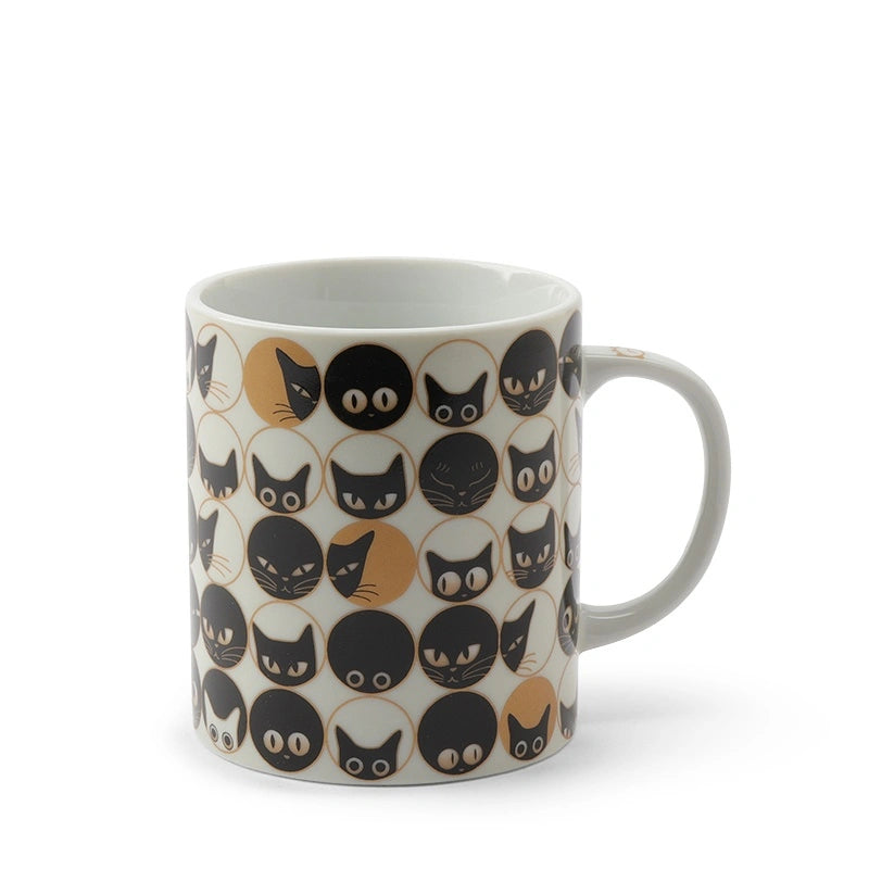 Cat Eyes 8 Oz. Mug - White