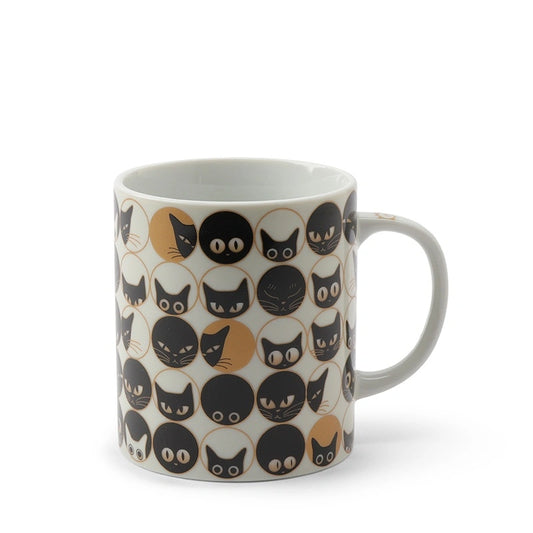 Cat Eyes 8 Oz. Mug - White